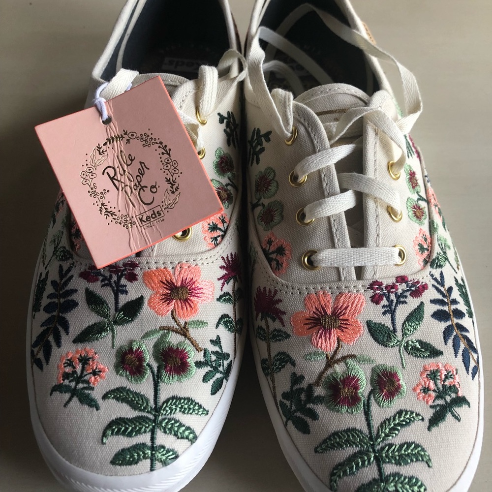 Embroidered Rifle Paper Co. Herb Garden Keds